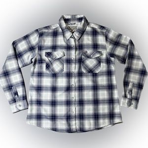 Dixxon Women's Undertow Flannel Size XL Pearl snap western